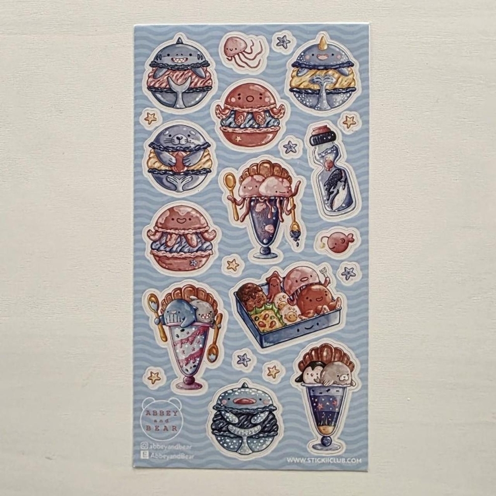 ♡ Food Sticker Stationary Set ♡ - Picture 3 of 6